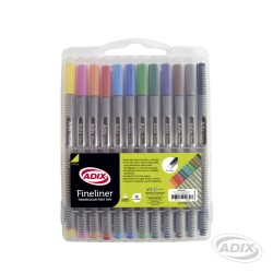 FINELINER 12 COLORES ADIX