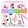 OHUHU 12 MARCADORES GLITTER METÁLICOS